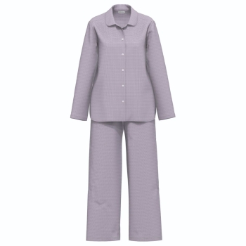 Seidensticker Damen langer Schlafanzug Nightwear Pyjama lang
