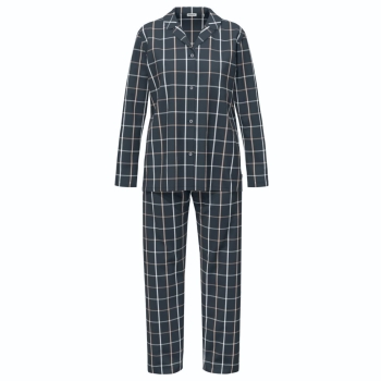 Seidensticker Damen langer Schlafanzug Nightwear Pyjama lang