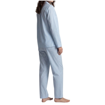 Preview: Seidensticker Damen langer Schlafanzug Nightwear Classic Pyjama lang