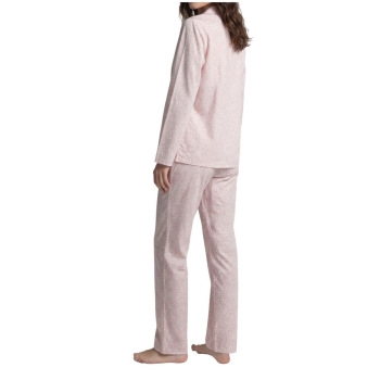 Preview: Seidensticker Damen langer Schlafanzug Nightwear Classic Pyjama lang