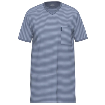 Ammann Herren kurzarm Nachthemd Nightwear 1/2 Arm