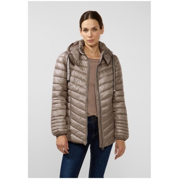 Street One Damen Jacke Stepp mit Kapuze