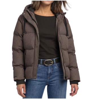 Street One Damen Jacke mit Kapuze und Steppmuster