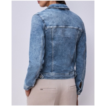 Preview: Street One Damen Jeansjacke mit Brusttaschen Denim Casual