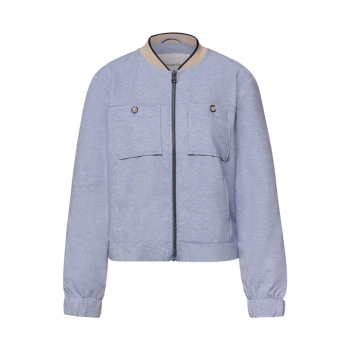 Preview: Street One Damen Blouson Melange-Look mit Zipper