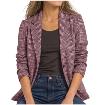 Street One Damen Blazer mit Karomuster