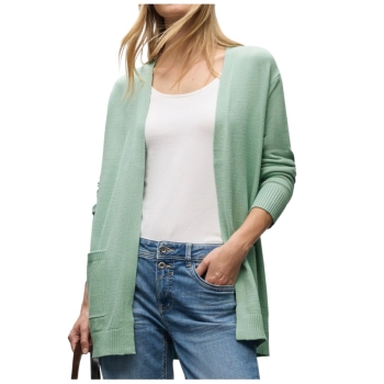 Street One Damen Strickjacke offener cosy Cardigan