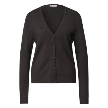 Preview: Cecil Damen Strickjacke mit V-Neck und Knopfleiste Cadigan
