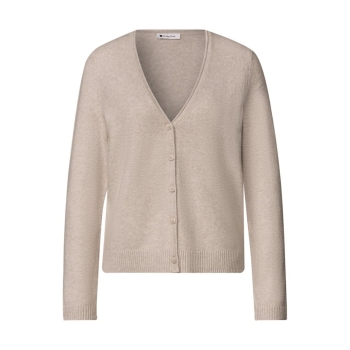 Preview: Cecil Damen Strickjacke mit V-Neck und Knopfleiste Cadigan