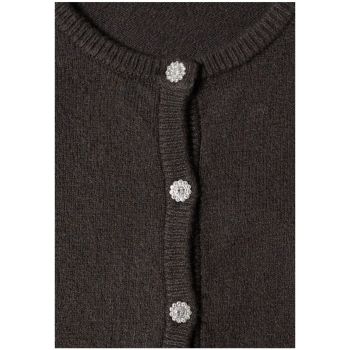 Preview: Street One Damen Cardigan mit Rundhals Strickjacke