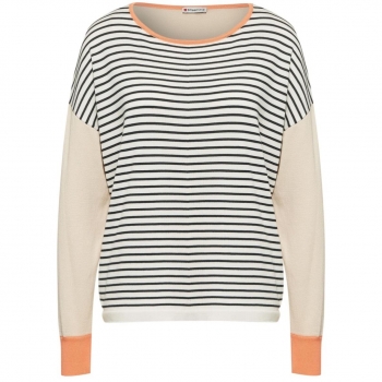 Street One Damen Pullover Feinstrick Mustermix