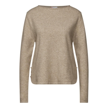 Street One Damen Pullover Schlitz-Detail