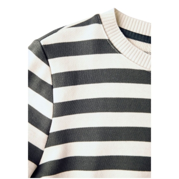 Street One Damen Sweatshirt gestreift