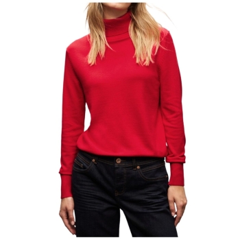 Street One Damen Pullover Rollkragen