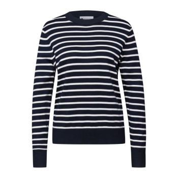 Preview: Street One Damen Pullover Basic Streifenmuster