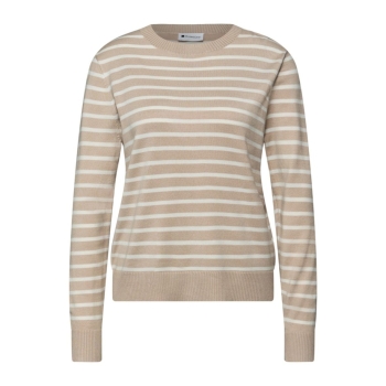 Preview: Street One Damen Pullover Basic Streifenmuster