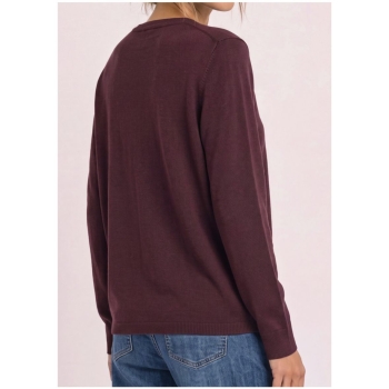Preview: Street One Damen Feinstrickpullover Basic mit U-Boot-Ausschnitt