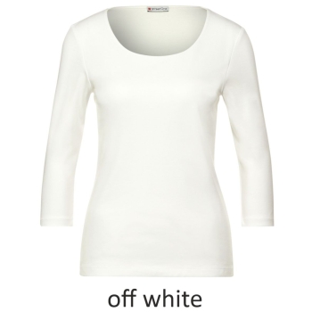 Preview: Street One Damen Shirt 3/4 Arm Uni