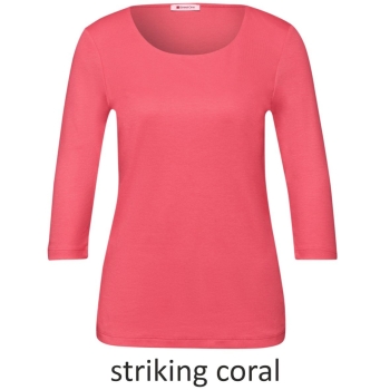 Preview: Street One Damen Shirt 3/4 Arm Uni