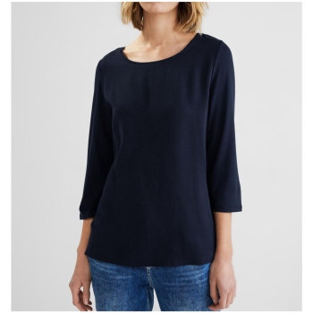 Street One Damen 3/4 Arm Shirt Uni