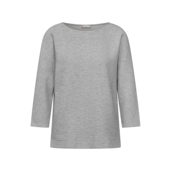 Street One Damen 3/4 Arm Shirt feine Struktur