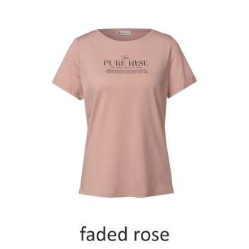 Street One Damen 1/4 Arm Shirt Rundhalsausschnitt T-Shirt