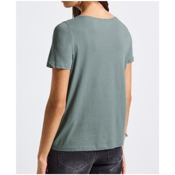 Preview: Street One Damen 1/4 Arm Shirt Rundhalsausschnitt T-Shirt