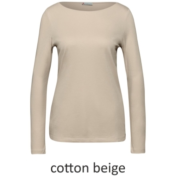 Preview: Street One Damen langarm Shirt Basic Lanea