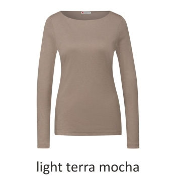 Preview: Street One Damen langarm Shirt Basic Lanea