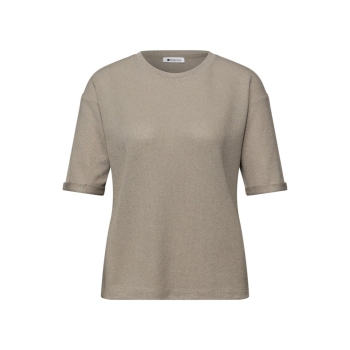 Preview: Cecil Damen T-Shirt  im Strick-Look