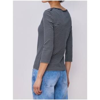 Preview: Street One Damen 3/4-Arm Shirt Rippstruktur