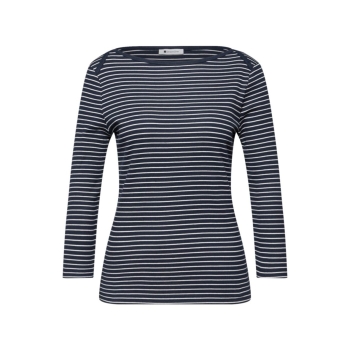 Preview: Street One Damen 3/4-Arm Shirt Rippstruktur