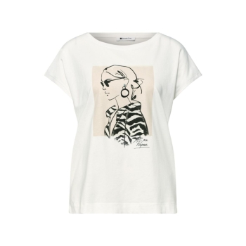 Preview: Street One Damen kurzarm Shirt Dropped Shoulders