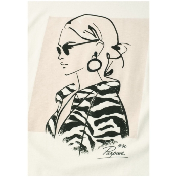 Preview: Street One Damen kurzarm Shirt Dropped Shoulders