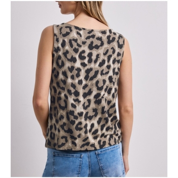 Preview: Street One Damen Trägertop mit Leo-Muster