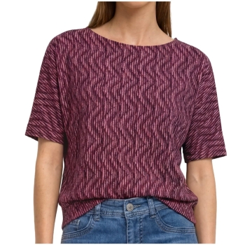 Street One Damen halbarm Shirt mit Boat Neck