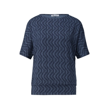 Preview: Street One Damen halbarm Shirt mit Boat Neck
