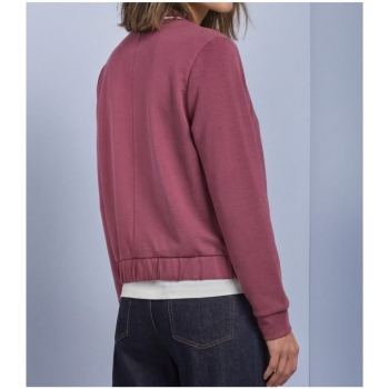 Preview: Street One Damen kurze Jacke im Silk-Look mit Zipper