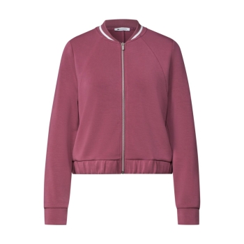 Preview: Street One Damen kurze Jacke im Silk-Look mit Zipper