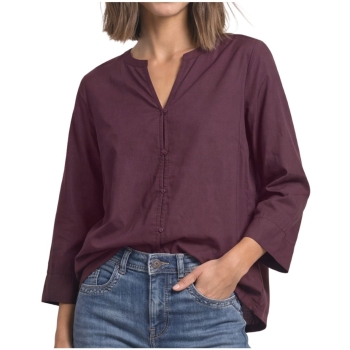 Street One Damen 3/4-Arm Bluse mit Split Neck Tunika