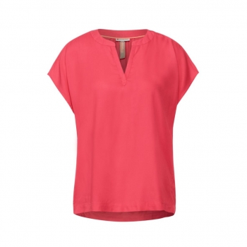 Street One Damen 1/2 Arm Bluse Soft Uni