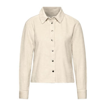 Street One Damen Bluse Cordbluse mit Knopfleiste