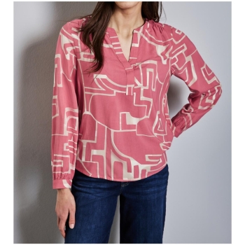 Street One Damen 1/1 Arm Bluse Bedruckte Tunika