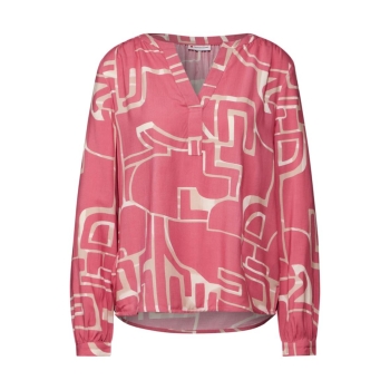 Street One Damen 1/1 Arm Bluse Bedruckte Tunika