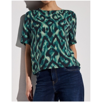 Street One Damen 1/2 Arm Bluse mit Print
