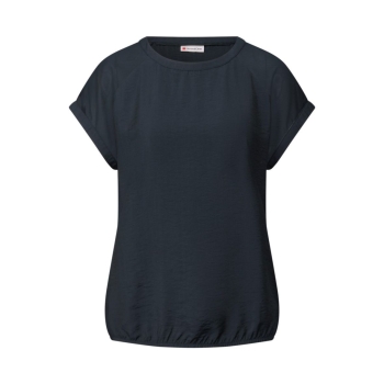 Preview: Street One Damen 1/4 Arm Bluse Mesh-Details Blusenshirt