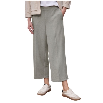 Street One Damen Hose Pique Casual Fit Wide Legs