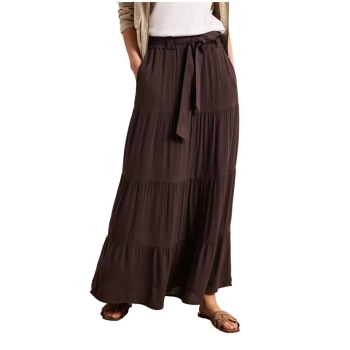 Street One Sommerrock mit Volants und Gürteldetail