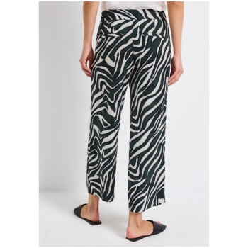 Street One Damen Hose Wide Leg Muster