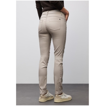Preview: Street One Damen Hose Slim Fit Coated Hose